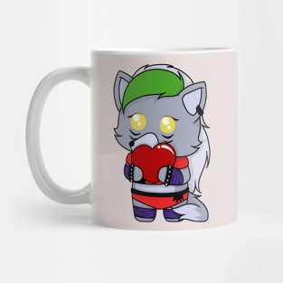 fnaf security breach roxanne valentine chibi Mug